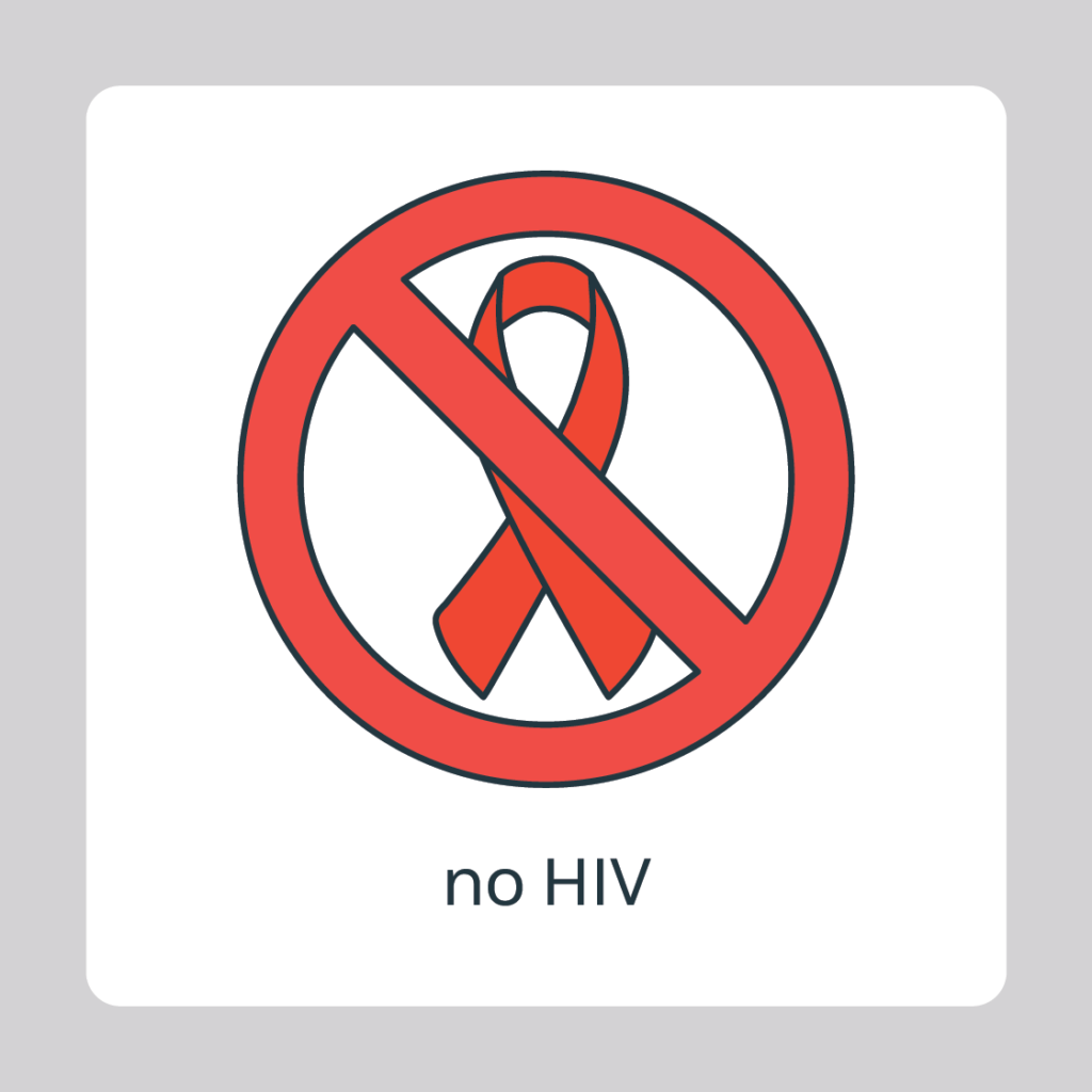 no HIV