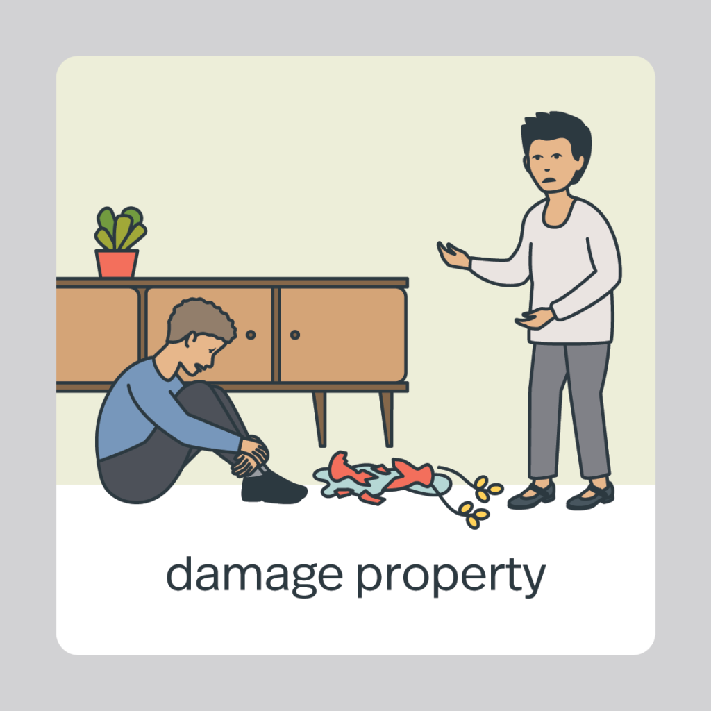 damage property