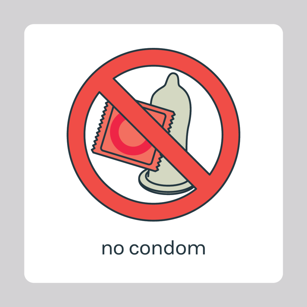 no condom