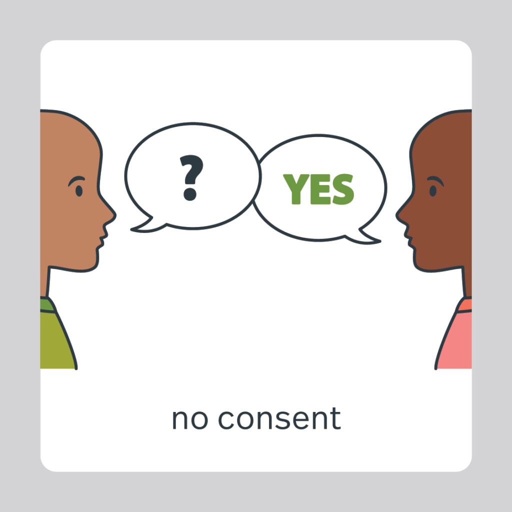no consent unsure