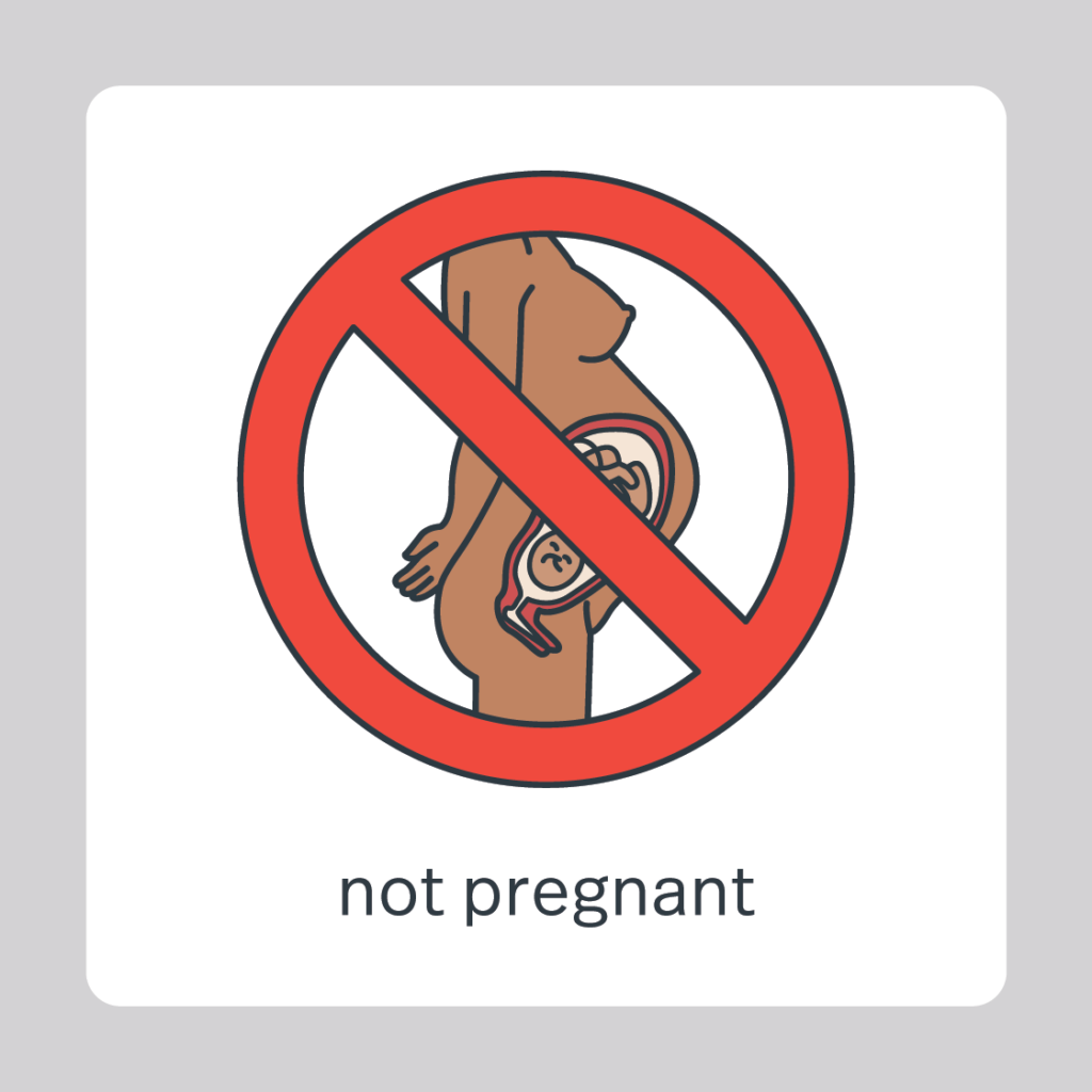 not pregnant