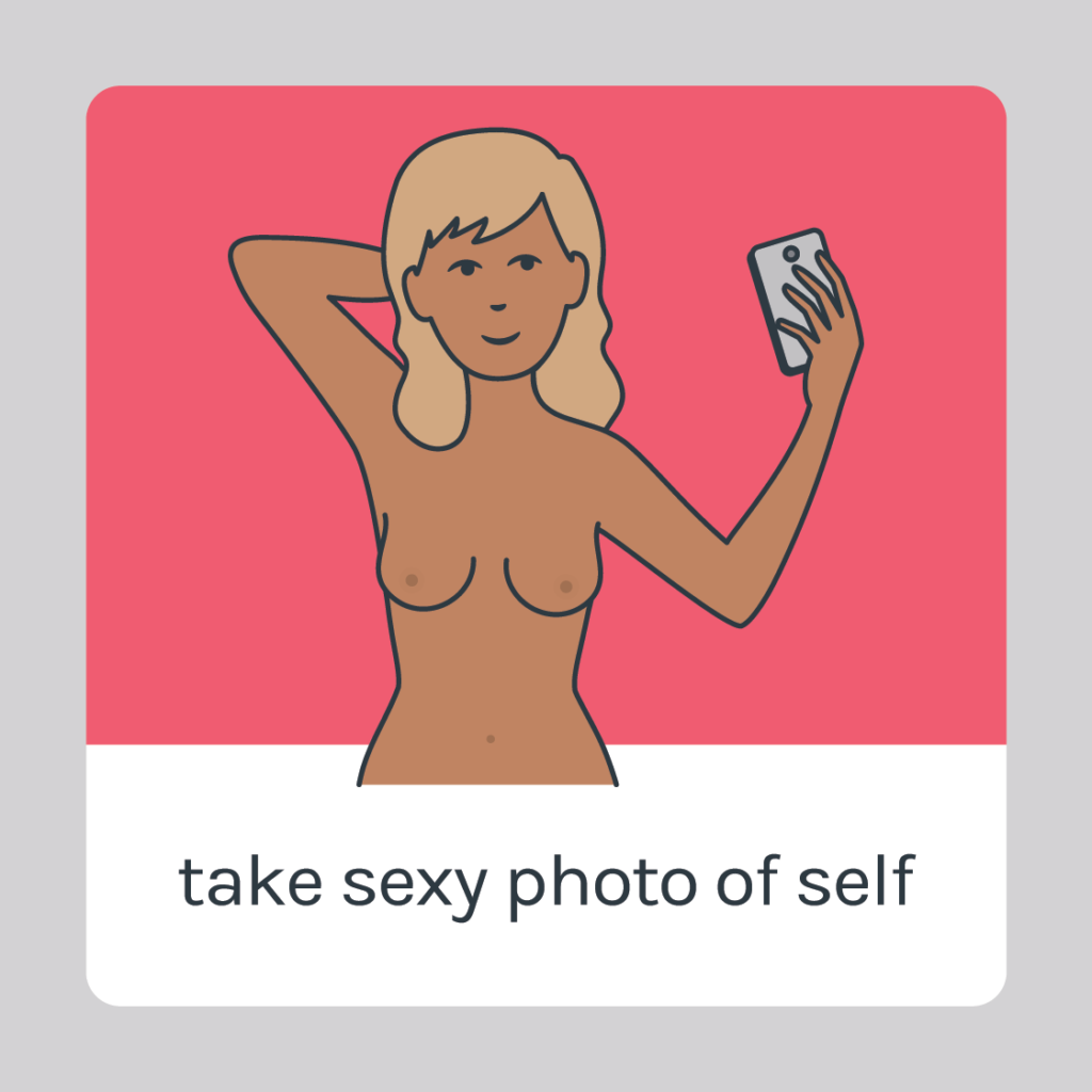 take sexy photo of self